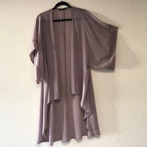 Festival embroidered sleeve kimono